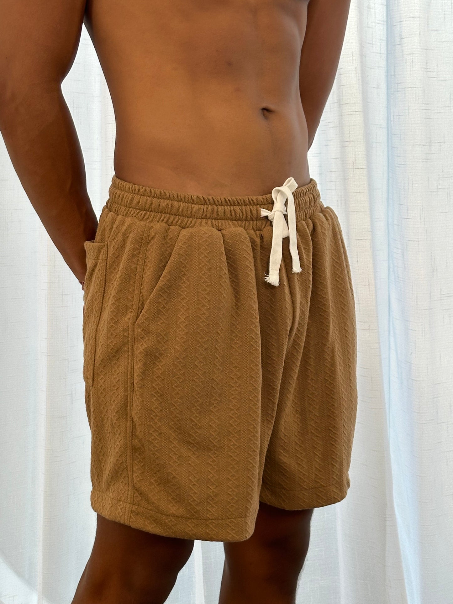 Lembongan Knitted Shorts by Cottonello - Men's Knitted Shorts